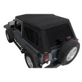 Bushwacker 07-C WRANGLER JK 2-DOOR TRAIL ARMOR TWILL FAST BACK SOFT TOP 14935